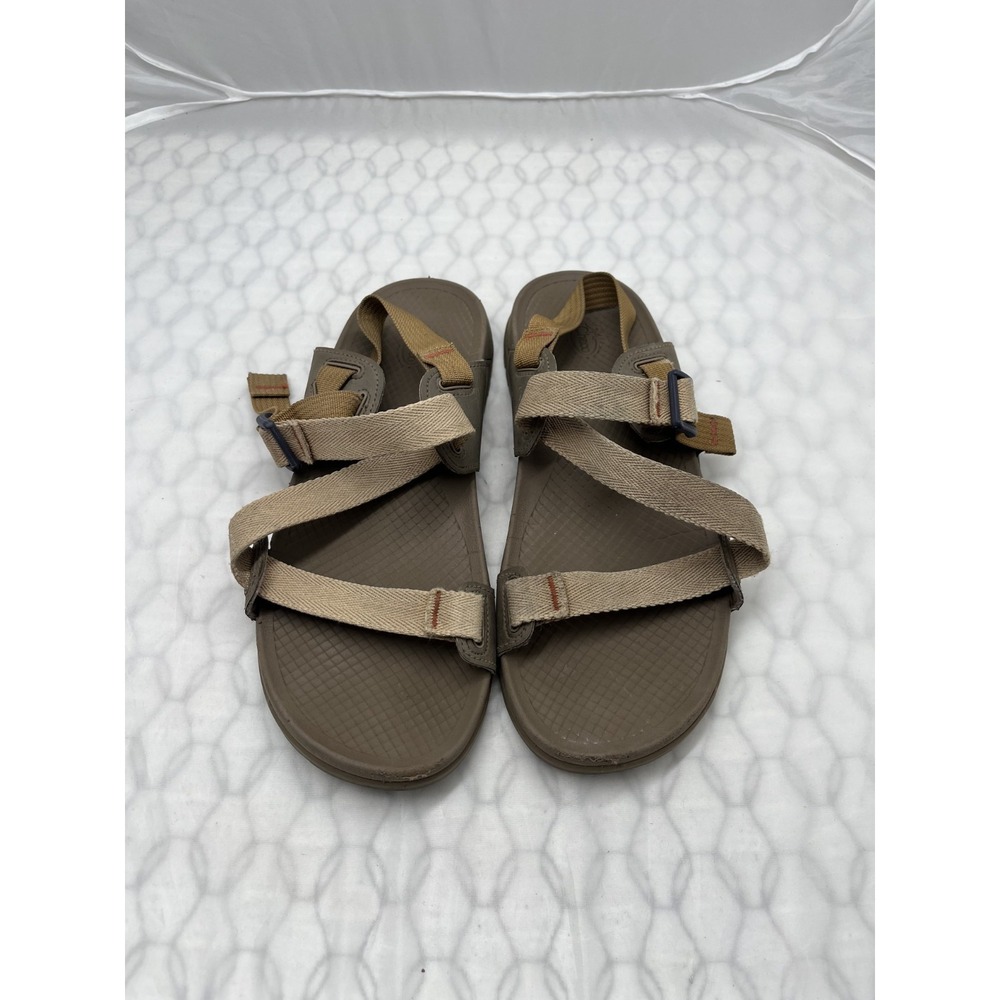 Chaco Lowdown Women's 9 Strappy Beige Adjustable Z Straps Hiking Sport Sandals